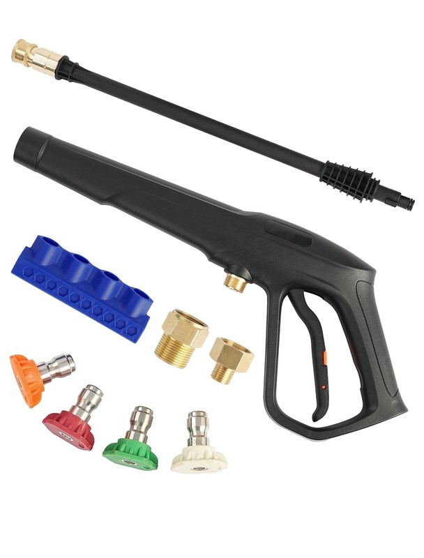 FOOCO Pressure Washer Gun Set, Max W.P. 2320PSI, 2320 PSI, Long Handle