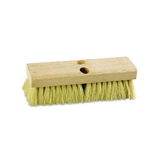 Boardwalk Deck Brush Head, 2″ White Tampico Bristles, 10″ Brush