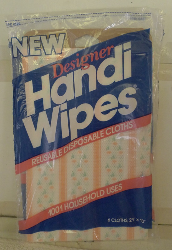 Designer Handi Wipes 6 Cloths at 21″ x 13″ – by Softsoap – Vintage NOS