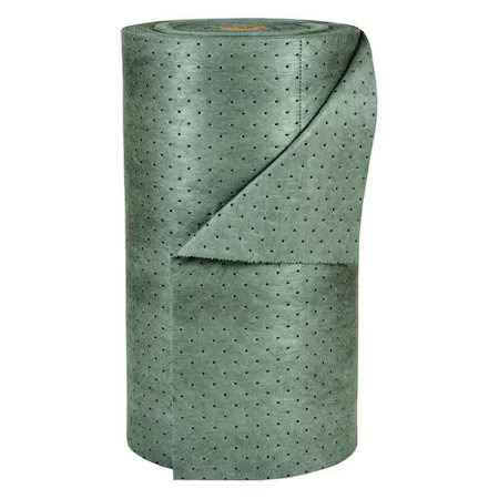 Brady Mro350-Dp Sorbent Roll, 38 Gal, 30 In X 150 Ft, Universal, Gray,