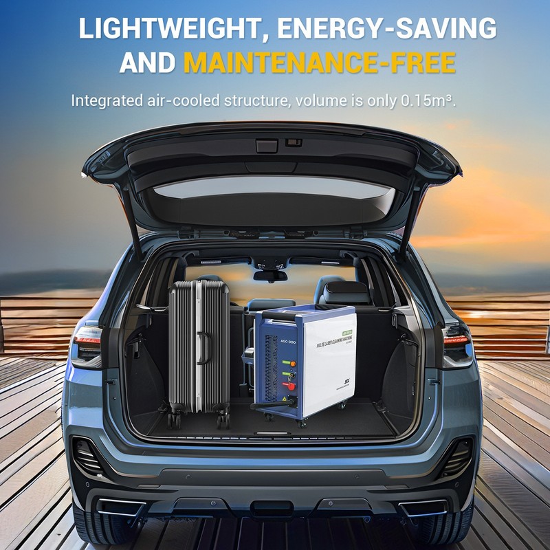 AGC IOT 500W Pulsed Laser Cleaner with IoT Smart Interconnection gallery