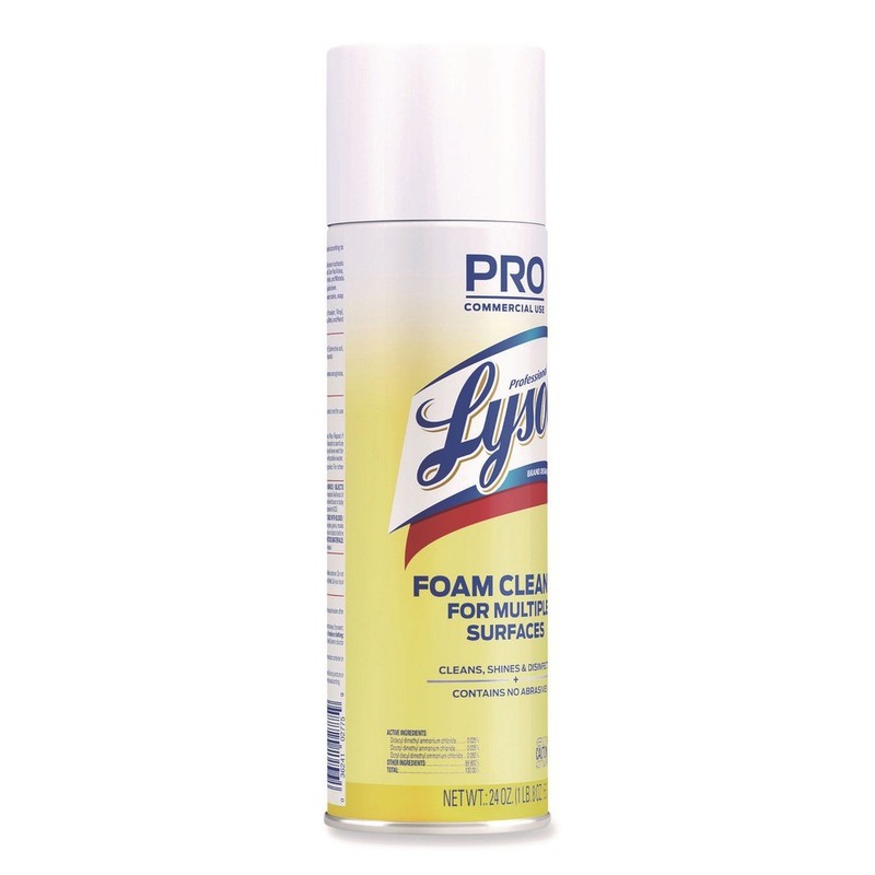 Professional LYSOL Brand 02775CT 24 oz. Aerosol Foam Cleaner (12/Carton) New gallery
