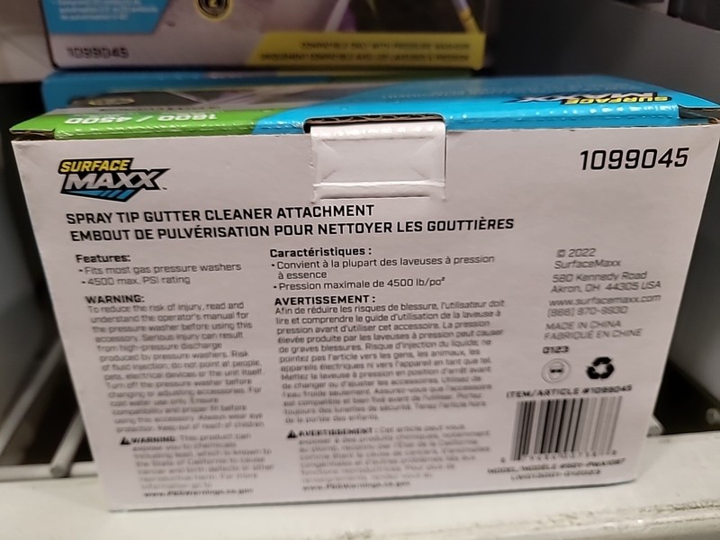 Surface Maxx Gutter Cleaner Spray Tip Attachment Compatible Pressure Washer FS gallery