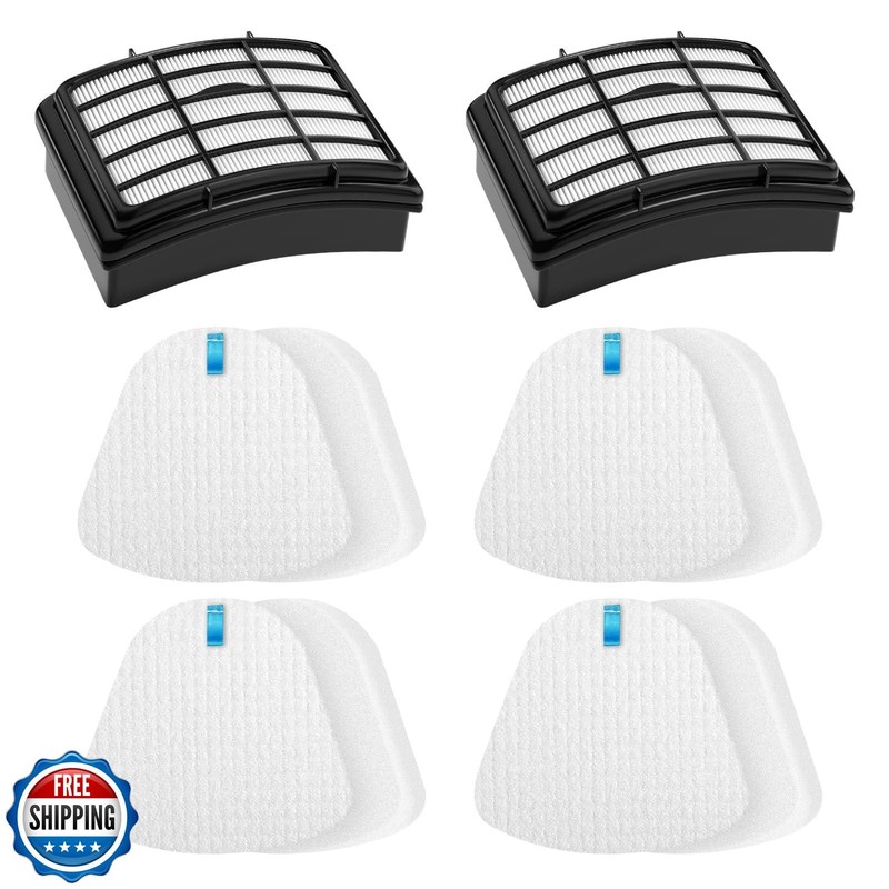 2 + 4 Pack Filters for Shark Vacuum Navigator Lift Away Filter Re