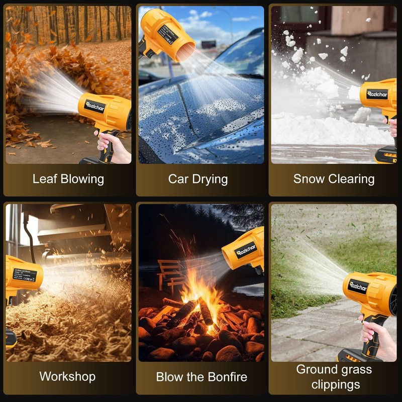 Rozlchar Cordless Leaf Blower Compatible for DeWALT 20V Batteries(No Battery)... gallery