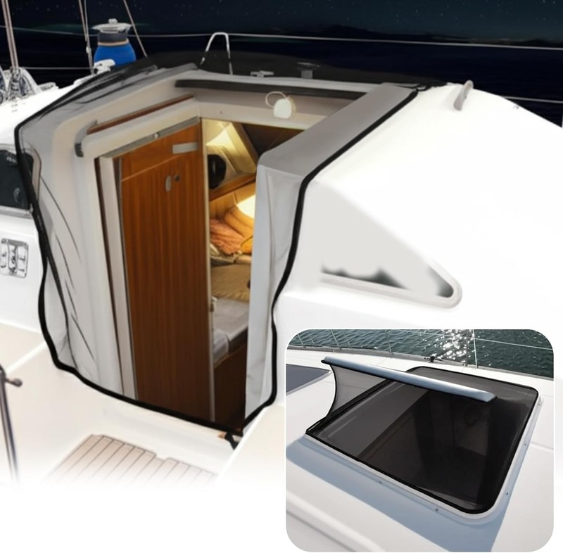 2pcs 35 x 71 Inch/28 x 28 Inch Mosquito Net Insect Screen for Boat Hatches,