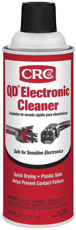 CRC 05103 QD Electronic Cleaner -11 Wt Oz 11 Ounce (Pack of 1), Red