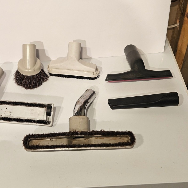 Universal Vacuum Cleaner Attachment Set 8-Piece Gray Black Multi-Surface Tools * gallery