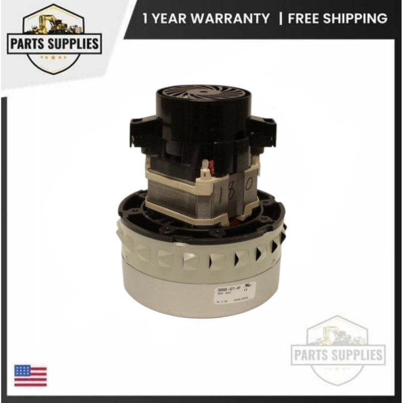 QM6600027TMP PEMS BPP Vacuum Motor 120V 116CFM 115in for Cleaning Equipment
