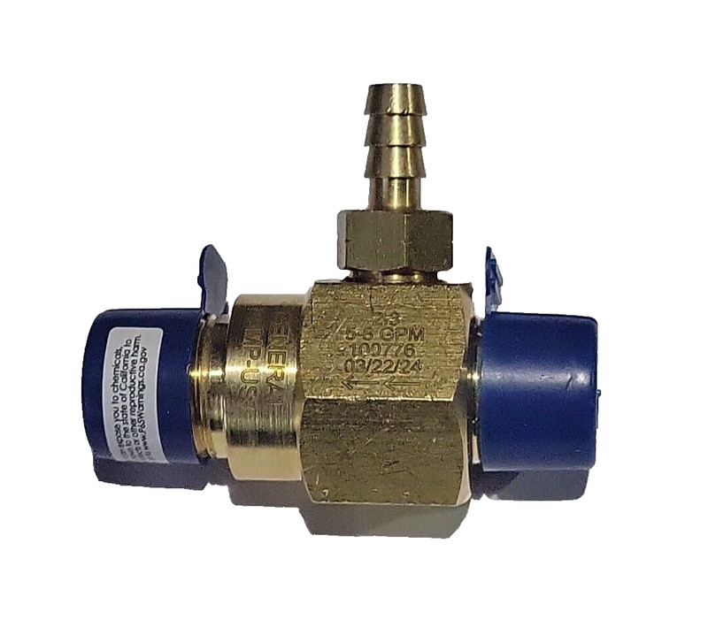 General Pump #100776 Pressure Washer Chemical Injector 3/8" NPT- 2.3mm 5-8 GPM gallery