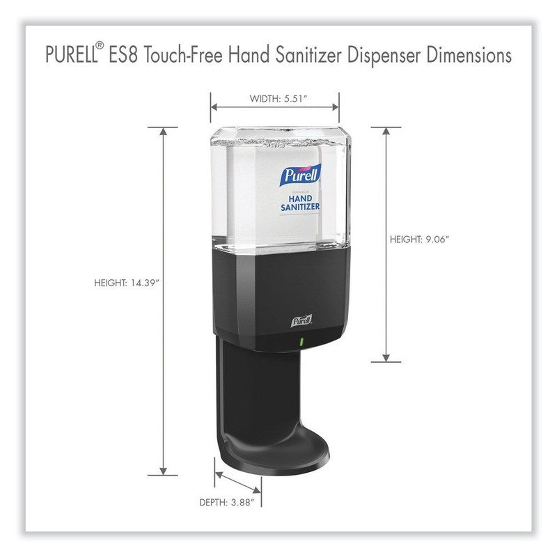 PURELL 772401 1,200 mL Touch Free Hand Sanitizer Dispenser - GP (1/CT) New gallery
