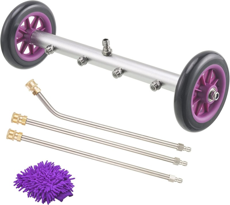 PWACCS Pressure Washer Undercarriage Cleaner – 16 Inch Power Purple
