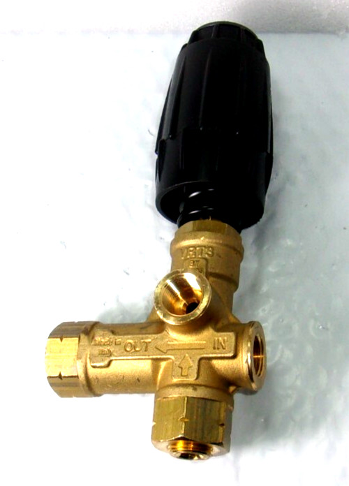 AR VRT3-3 0 Unloader Valve, W/EZ Start, 4500 PSI, 10.5 GPM, Black Spring