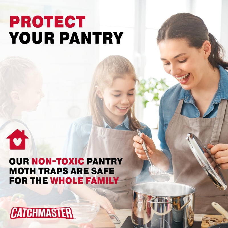 4 Traps Catchmaster Pantry Pest Moth Control Indian Meal Tobacco Mediterranean gallery