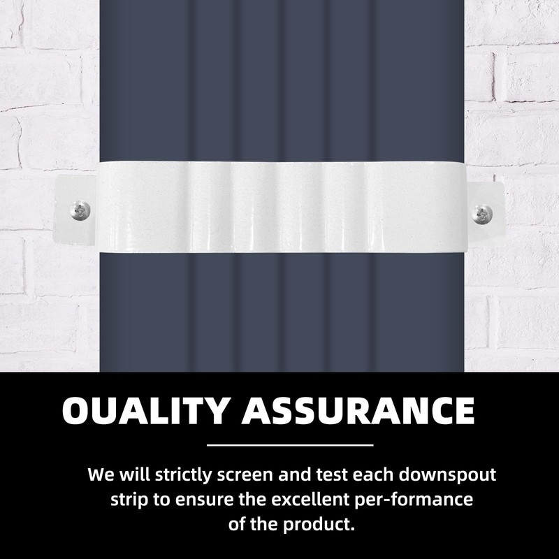 DLBEEM Gutter Downspout Adapter to Drain Pipe with 3" x 4" x 4", White gallery