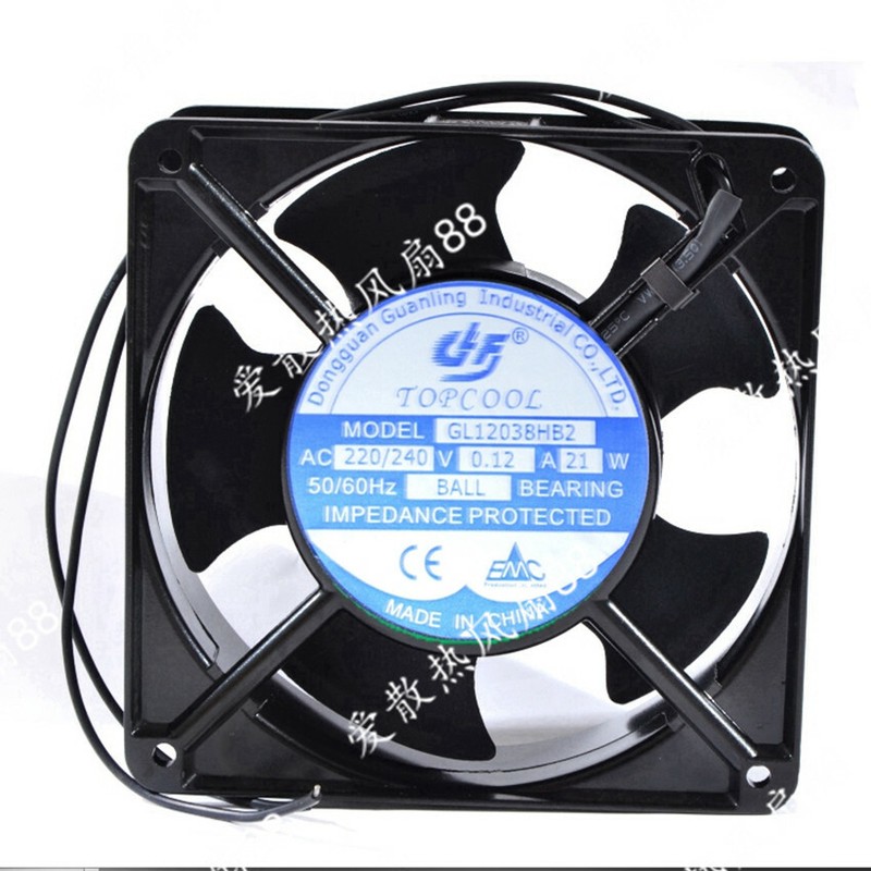 1pc new fan freeship GL12038HB2 AC220V 12cm
