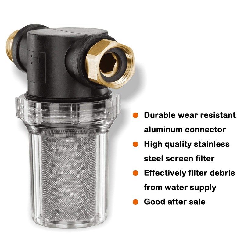 Twinkle Star Hose Filter Attachment Line Water with 1 Pcs, Black gallery