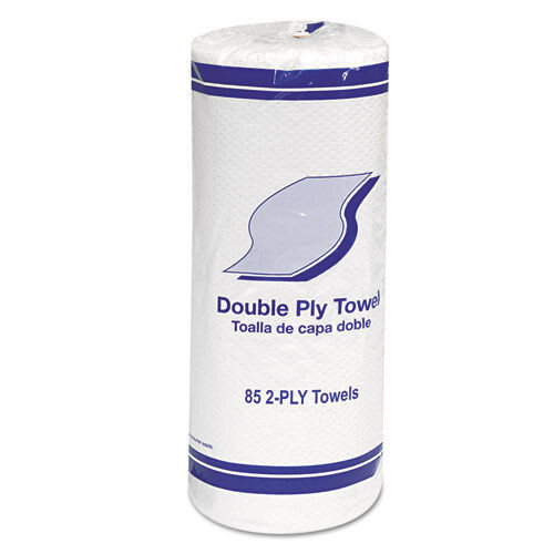 GEN 1797 11 in. x 7.8 in. 2-Ply Kitchen Roll Towels - White (30 Rolls/CT) New