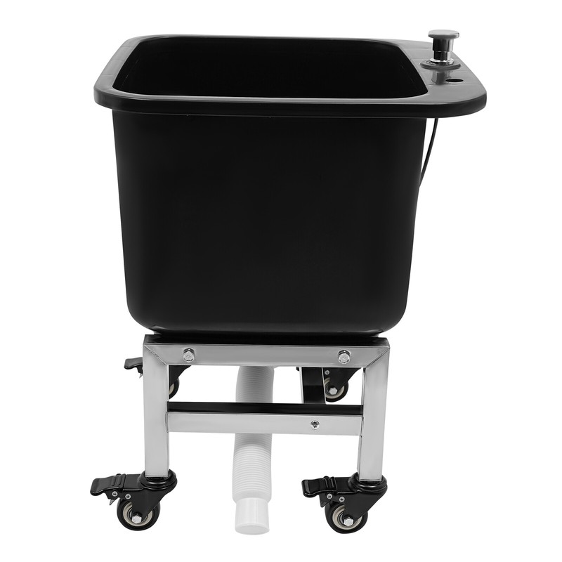 Freestanding Floor Mop Sink Plastic Mop Basin Household Mop Bucket with Wheels gallery