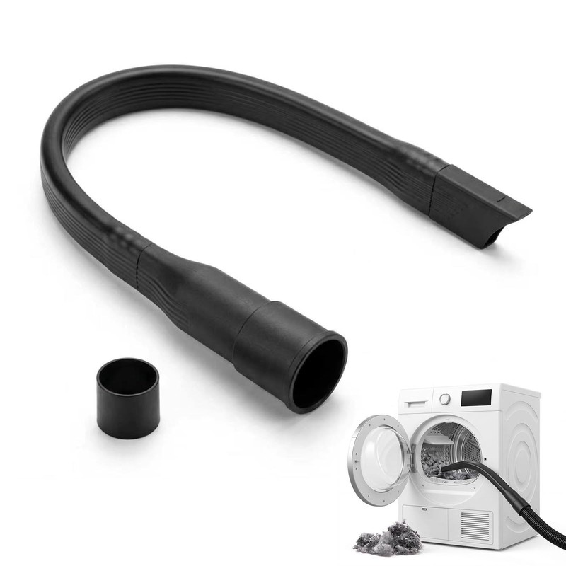 25″ Flexible Vacuum Crevice Tool Attachment, Long Flat Slot MIDLE, Black