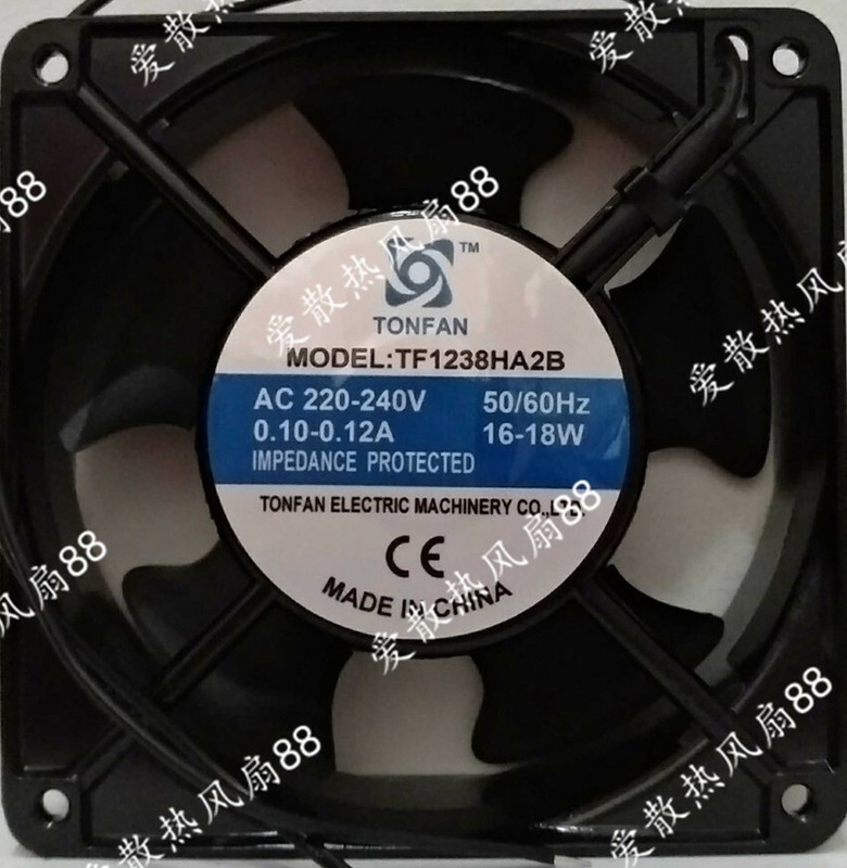 1pc new fan freeship TOPFAN 12 220V 50/60hz 0.12a TF1238HA2B