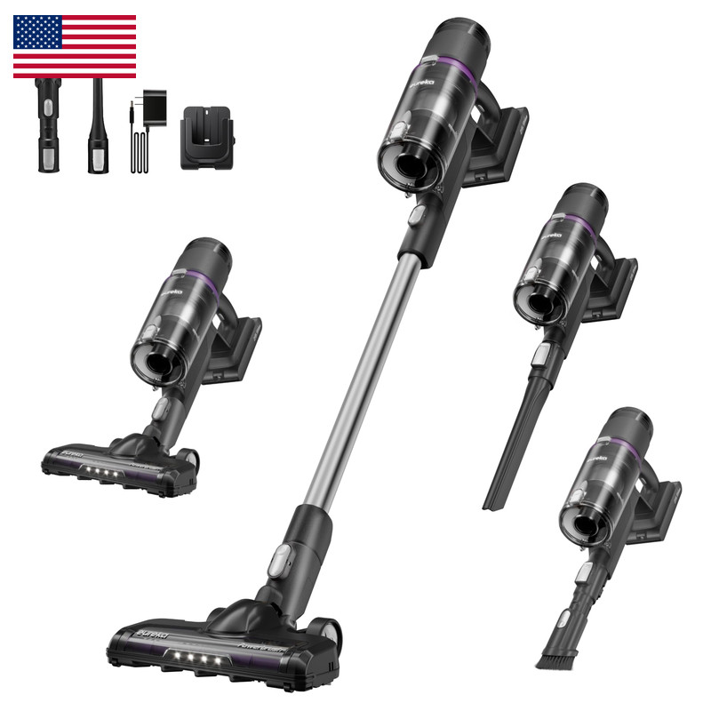 Eurekacordless Vacuum – 50 Min Runtime For Large Homes 5.5 Lbs Lightweight