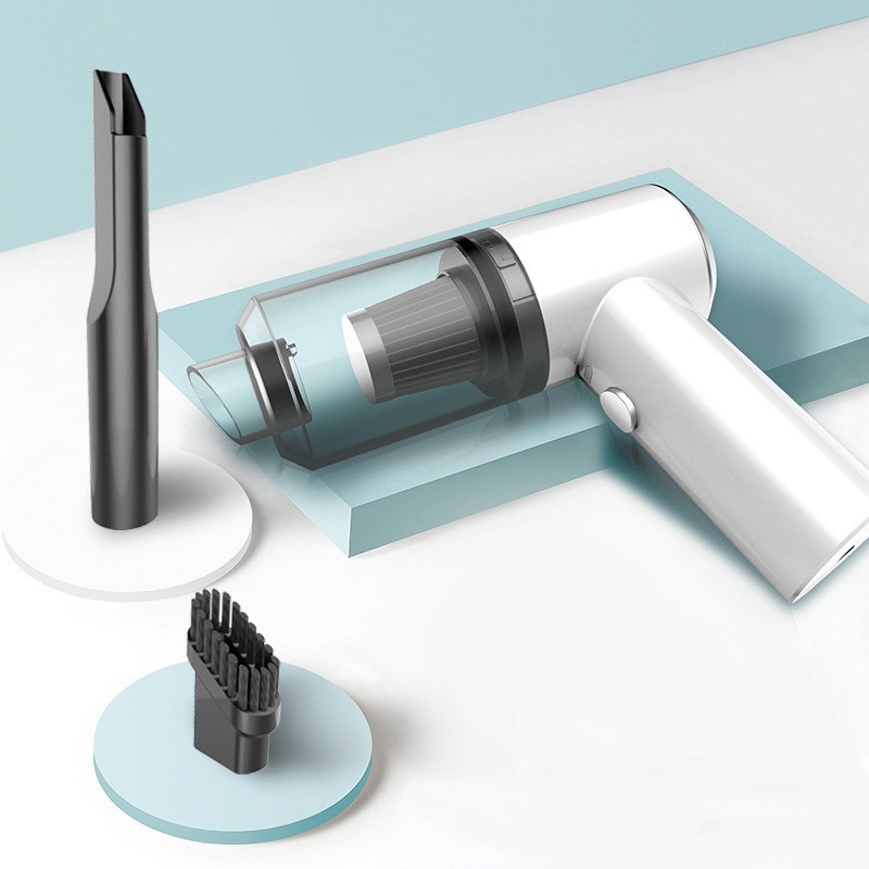 Handheld Cordless Mini Vacuum Cleaner, Bagless, Crevice Tool & Dusting Brush, Ca