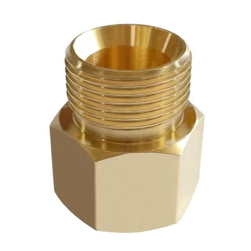 Uenede 2PCS Brass Pressure Washer M22-14mm Female x M22-15mm Male, gallery