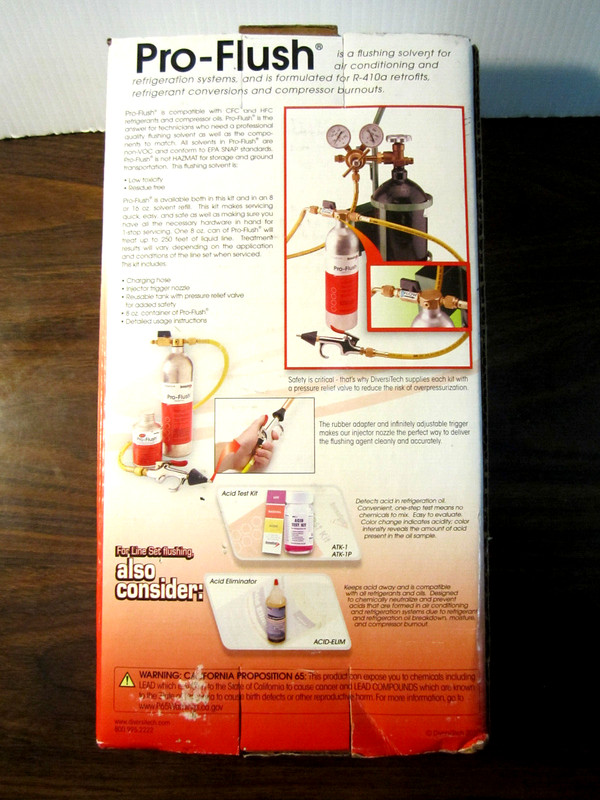Diversitech Pro Flush HVAC Solvent Flushing Kit gallery