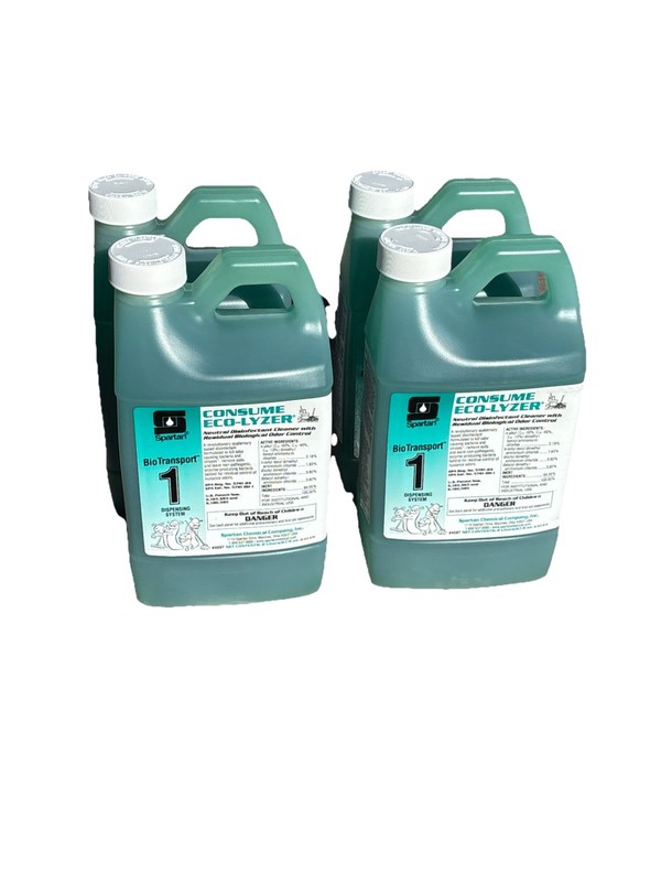 Case Of 4 Spartan Consume Eco-Lyzer Disinfectant Deodorant 2L