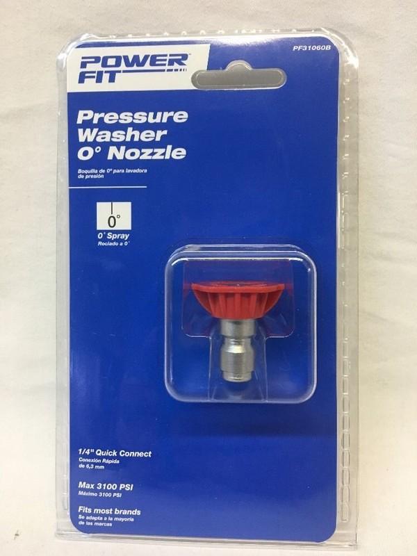 PowerFit QC Pressure Washer Nozzle 046396015853 – PF31060B 1/4″ Quick Connect