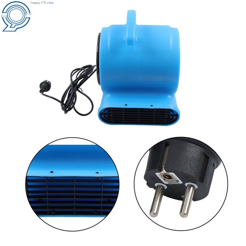 1/2HP Carpet Dryer Fan 2800CFM Air Blower Mover 3Speed Portable Floor Blower Fan