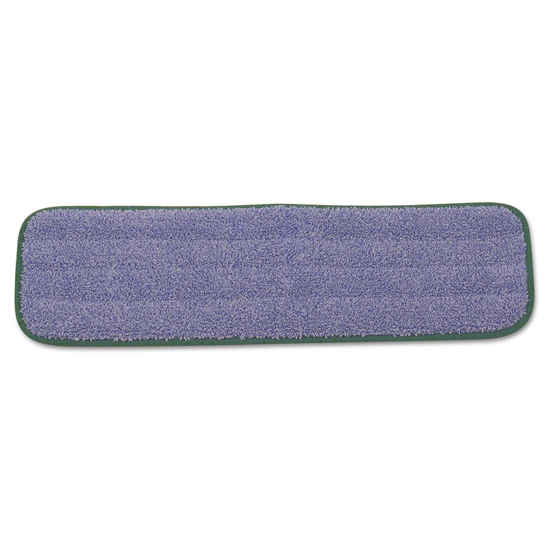 Rubbermaid Microfiber Wet Mopping Pad, 18 1/2″ x 5 1/2″ x 1/2″, Green, 12/Carton