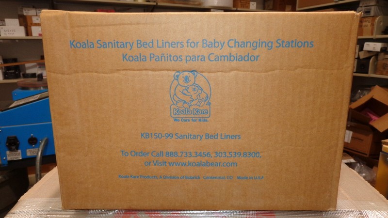 One Case Of Koala Kare KB150-99 Baby Station Sanitary Bed Liners – 500 Count
