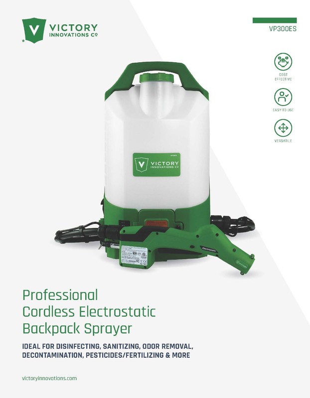Victory Electrostatic Backpack Sprayer VP300ES