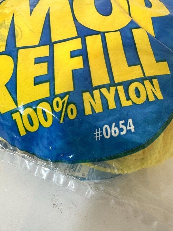 Quickie Swivel Flex Dust Mop Refill 0654 Type D Yellow 2001 Fits 065 067 NEW gallery