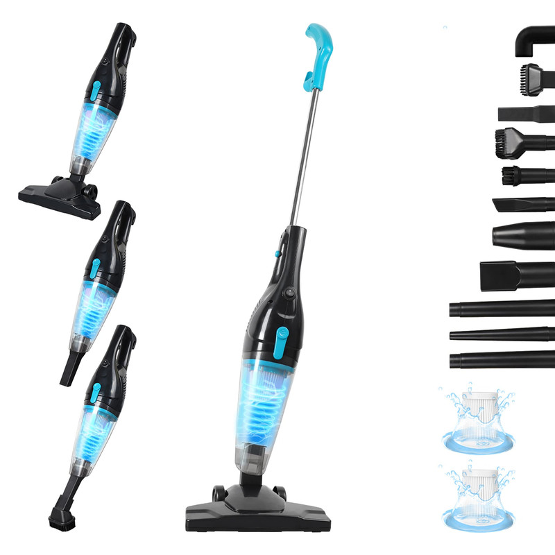 Intercleaner Corded Vacuum Cleaner 15Kpa Powerful Suction 400W Motor 12 In 1