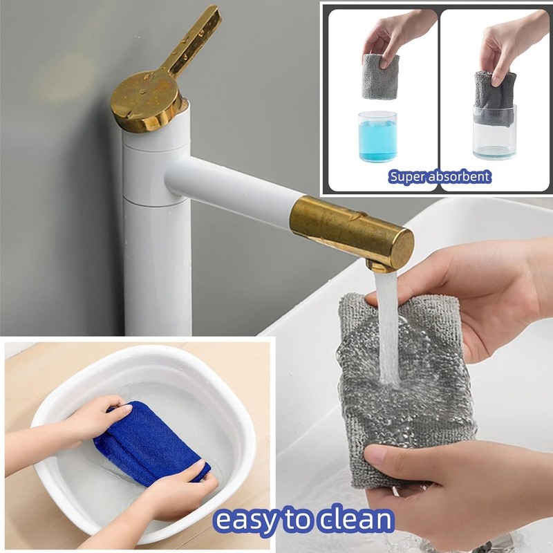 Retractable Gap Dust Cleaner Brush with Long Handle (30 to 100 43*5*3, Blue gallery