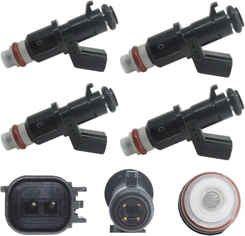 Set Of 4Pcs OEM Fuel Injectors FJ1205 16450-R5A-A01 Fits 2012-2015