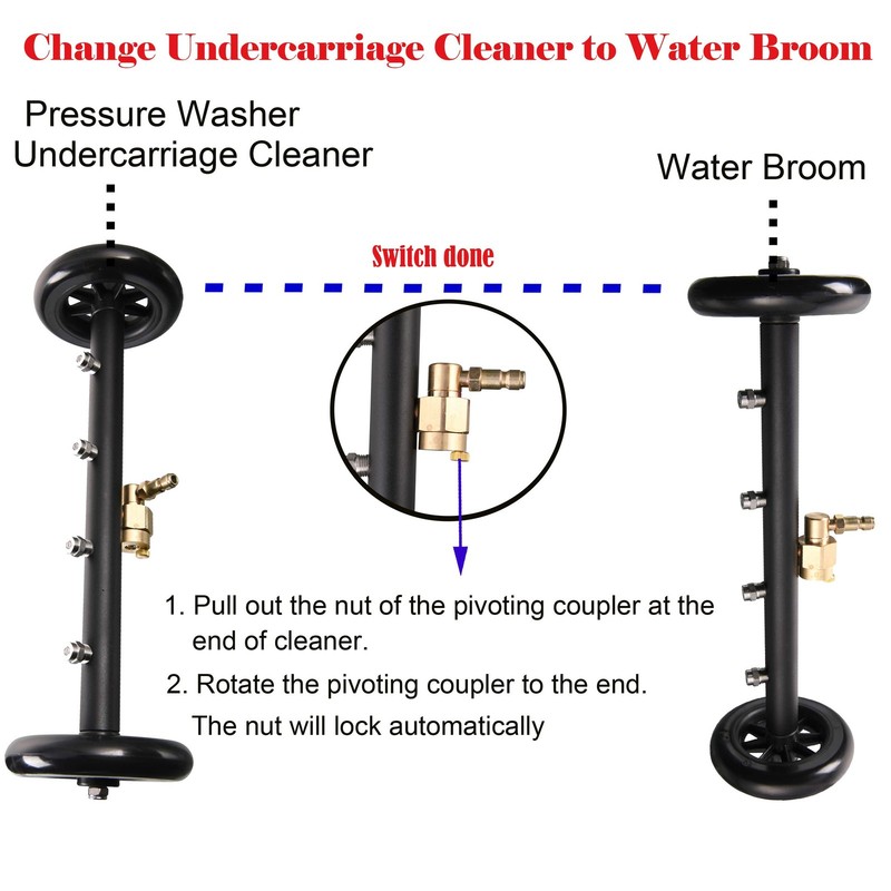 Tool Daily Dual-Function Undercarriage Cleaner,Surface 16''+ broom, Black gallery