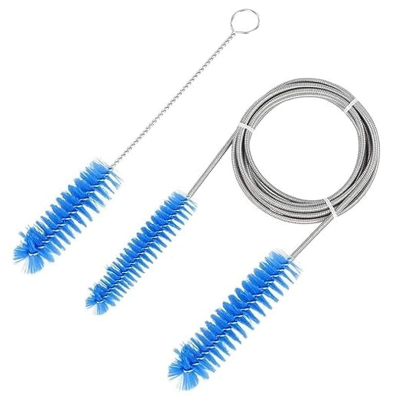 Brush Diameter 15mm 19mm -CPAP Tube Cleaning Brush-Suitable 2 Piece Set, Blue