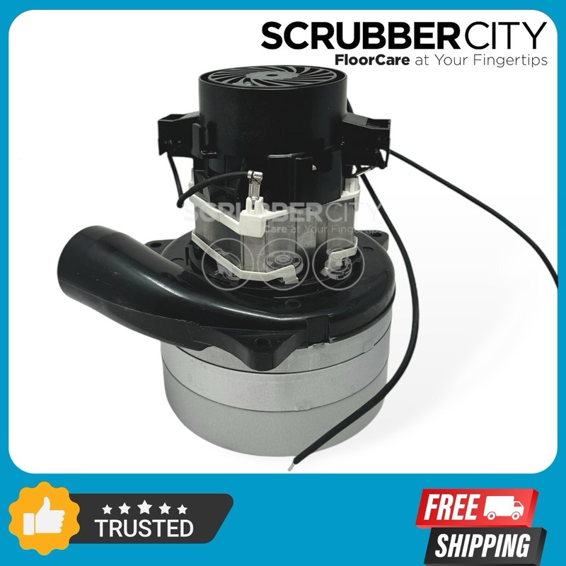 9002562 - 24V Vacuum Motor 3 Stage replaces Tennant T5, Nobles SS5 gallery