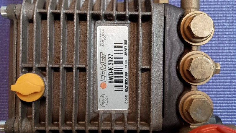 COMET pressure Washer Pump Used Needs Work. Pump Good Condition Broken Quik Rls gallery