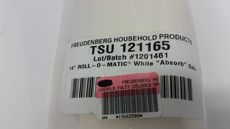 Freudenberg 121165 14" Foam Mop Head Roll-o-Matic Refill Universal White gallery
