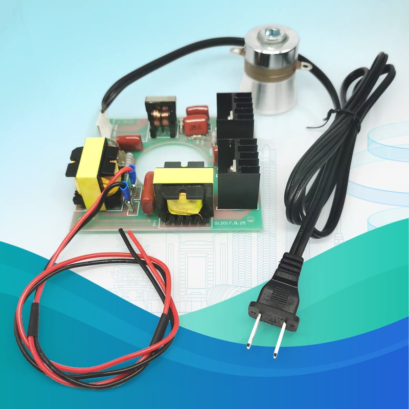 AC110V 60W Ultrasonic Generator Cleaner Power Driver Board / 40KHz Transducer gallery