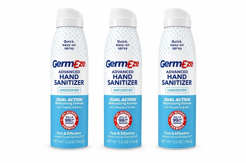 Germ-Eze Aerosol Hand Sanitizer Spray-12 Pack Bulk Case (6.5 Oz.) gallery