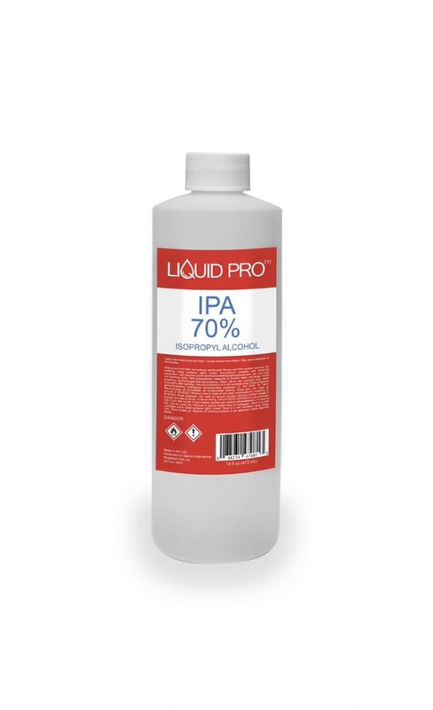 Liquid Pro IPA 70% alcohol 16oz. - Isopropyl Alcohol