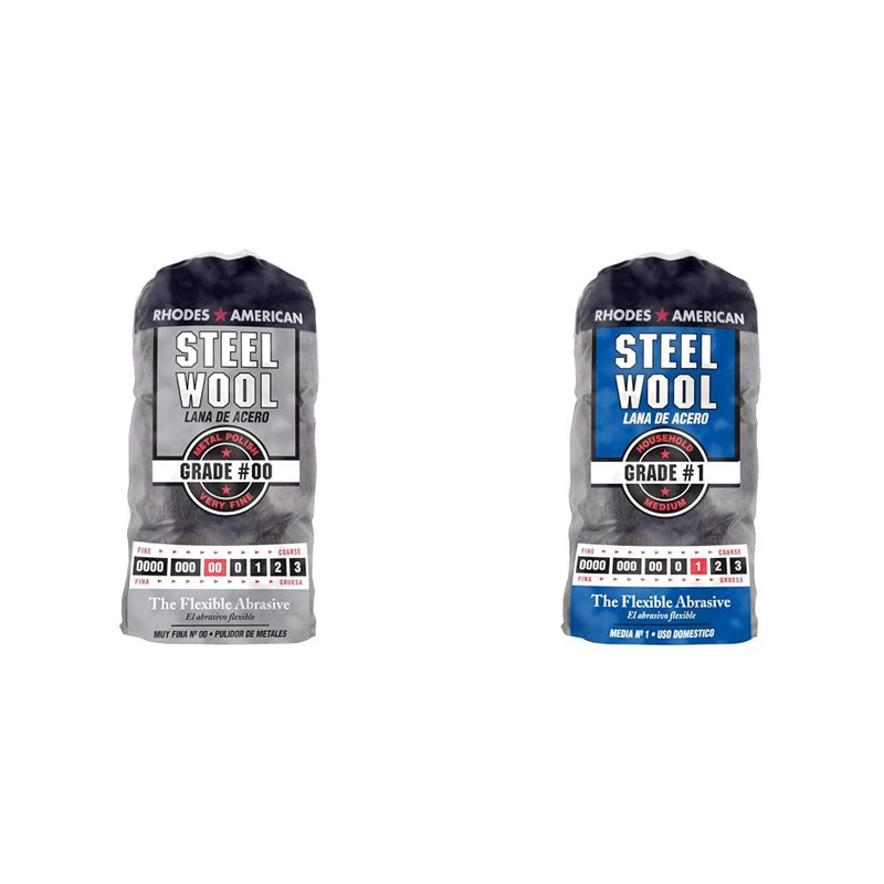 Rhodes American Metal Polishing Steel Wool Very Fine #00 with Steel Wool gallery