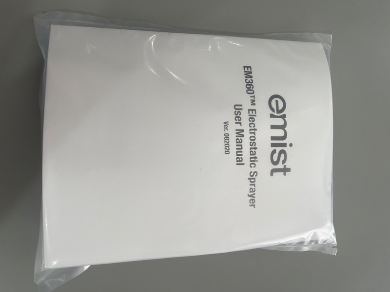 EMIST EM360 ELECTROSTATIC DISINFECTANT CORDLESS ROLLER CART SPRAYER gallery