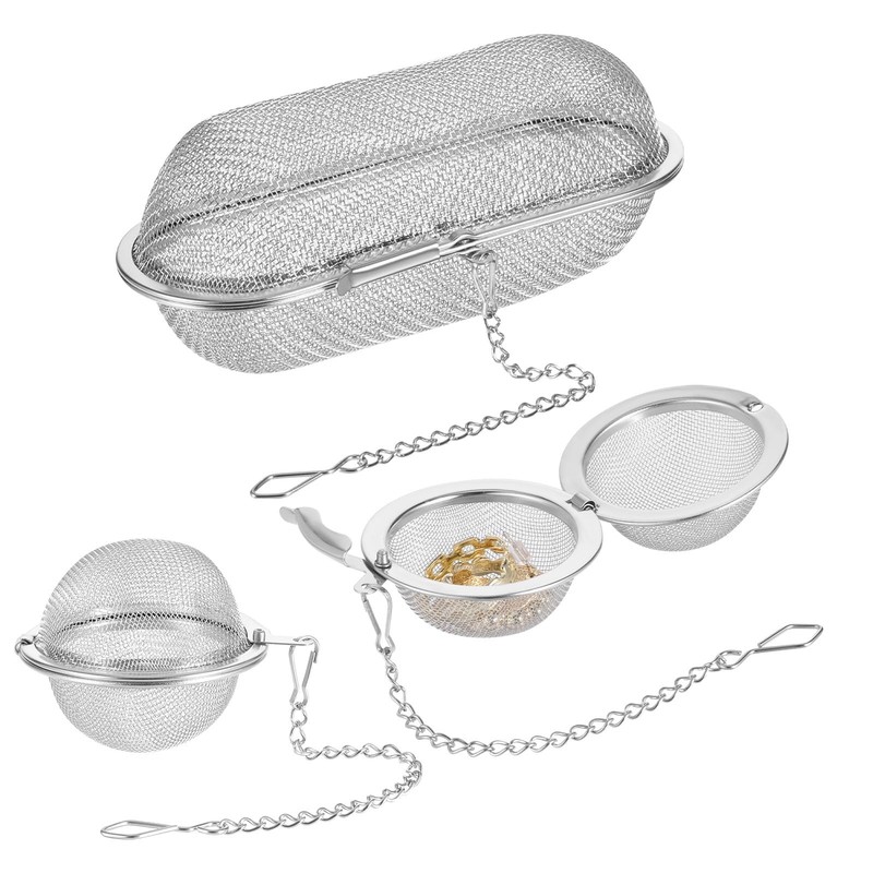 3 Pack Ultrasonic Cleaner Basket, Small Parts Jewelry Cleaning Basket…